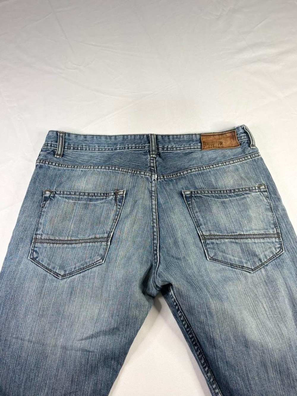Y2K 2000s style grunge Baggy Blue Jeans | $22.99